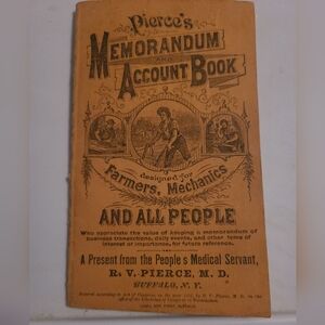 Pierce's Memorandum and Account Book 1902
